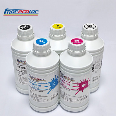 Industrial DTF White μελάνι 1000ml For Εκτύπωση μπλουζών Ζωηρό χρώμα