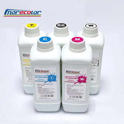 Λευκό Υφασμα μελάνι εκτύπωσης PET DTF Smooth Clear CMYK Universal