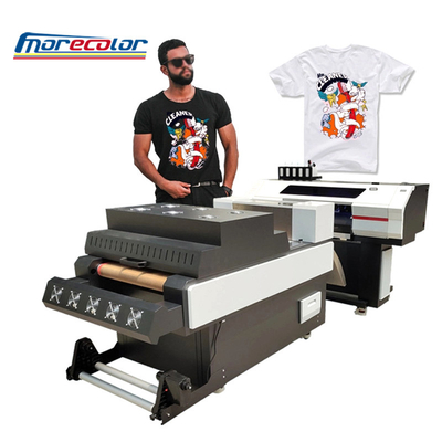Εκτυπωτής μεταφοράς DTF 60 cm Αυτόματη υψηλής ανάλυσης Λευκό χρώμα CMYBK