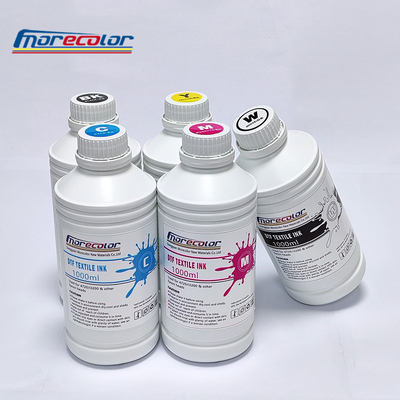 Morecolor DTF White μελάνι Water Based 1000ML για ψηφιακή εκτύπωση